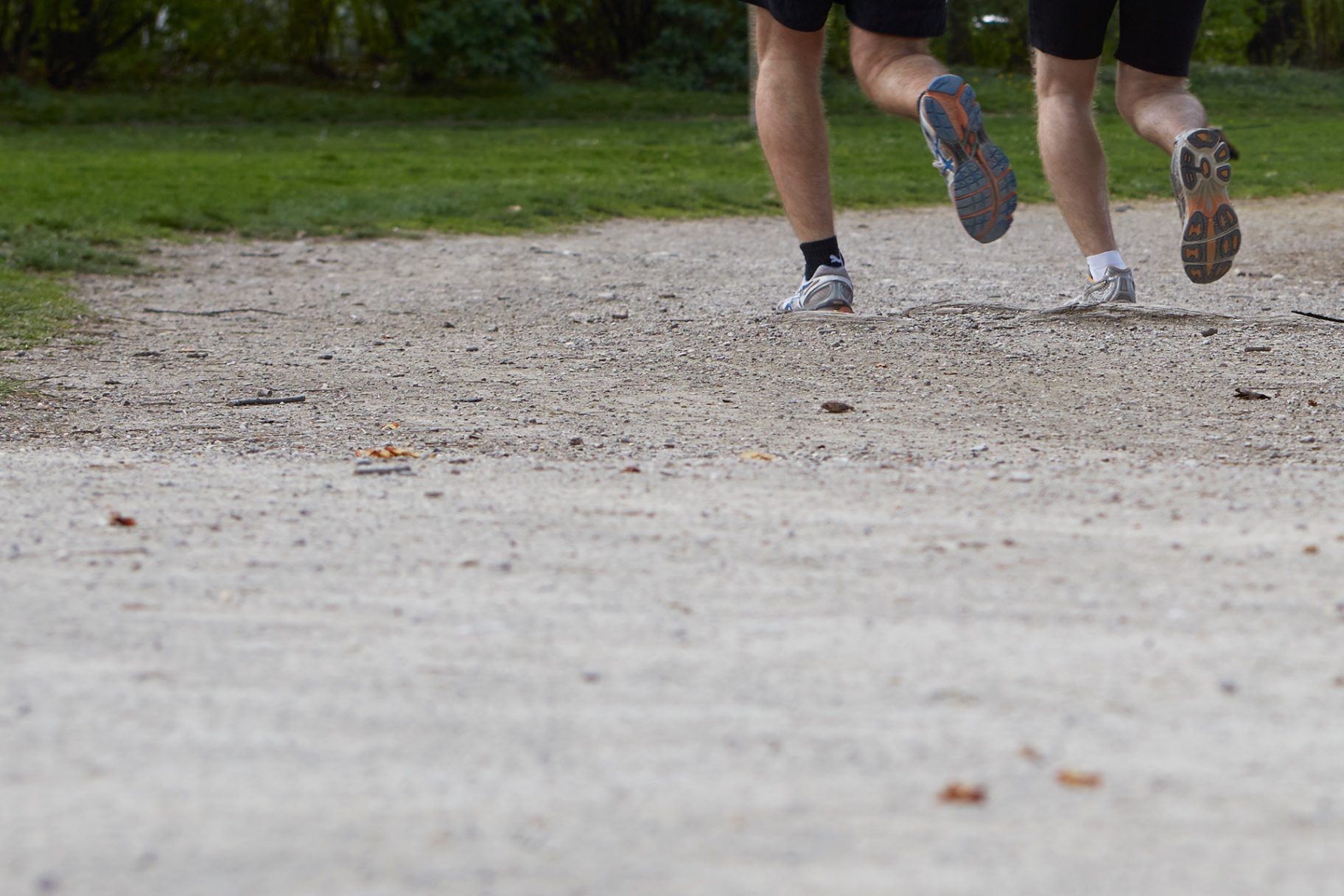 Jogger im Auer-Welsbach-Park
